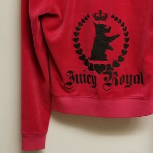 Juicy Couture Pink Velour Jacket
